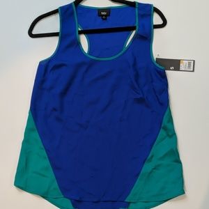 Mossimo royal blue and green tank